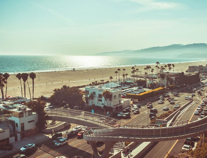 Santa Monica view from a building